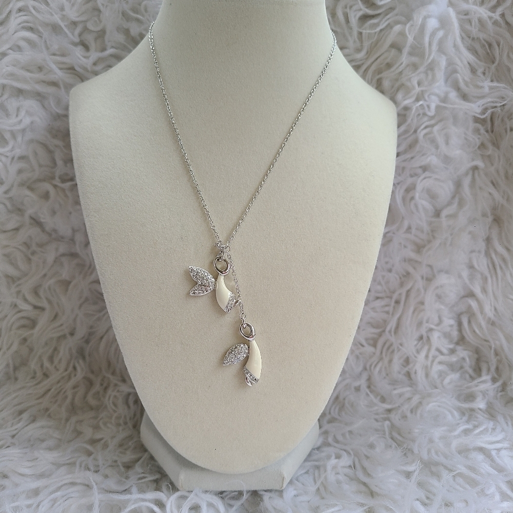 Gorgeous Swarovski Signed Angel Necklace- Excellent Condition